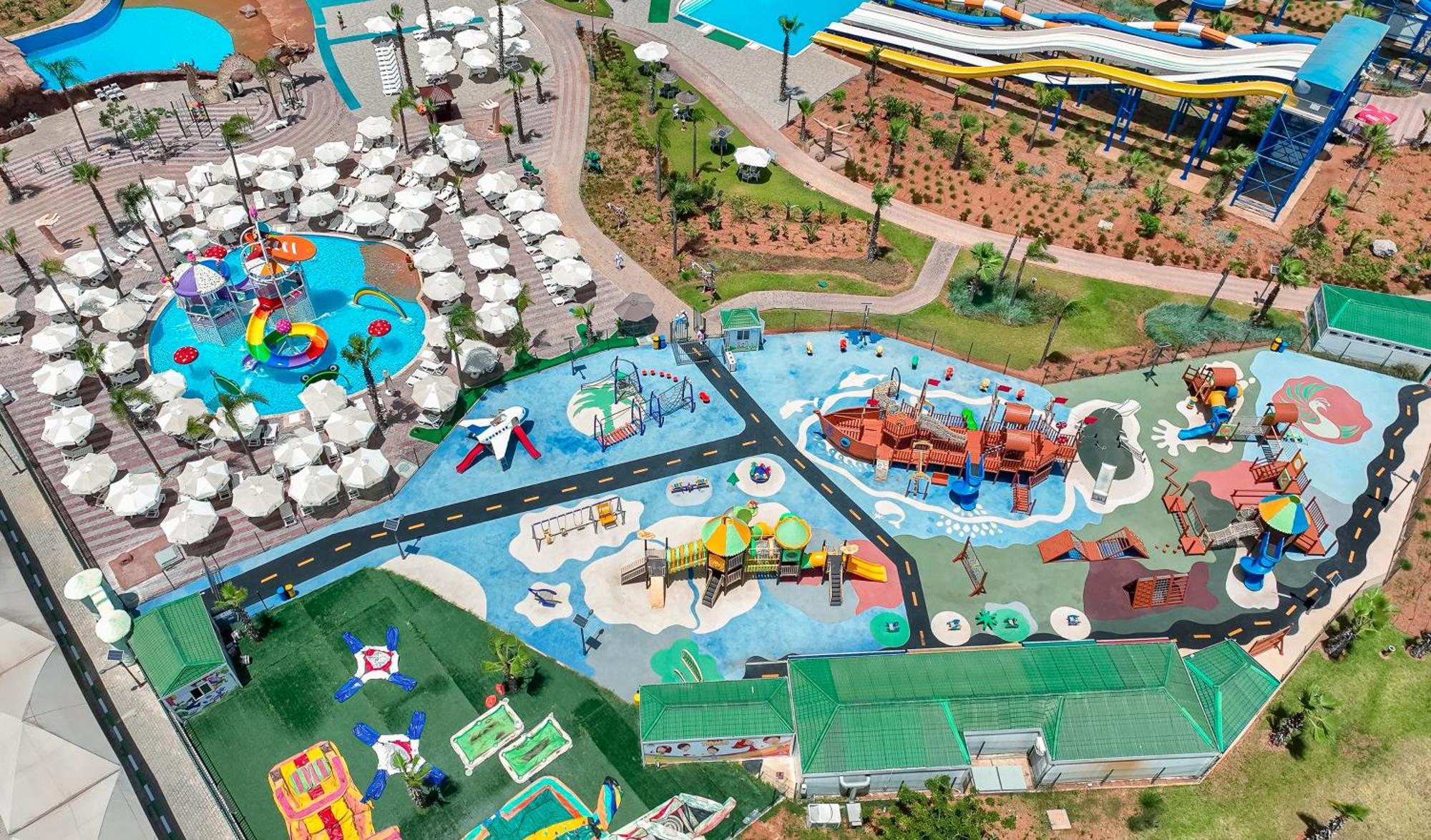 Waves Aqua Resort Kenitra Dış mekan fotoğraf Aerial view of the park