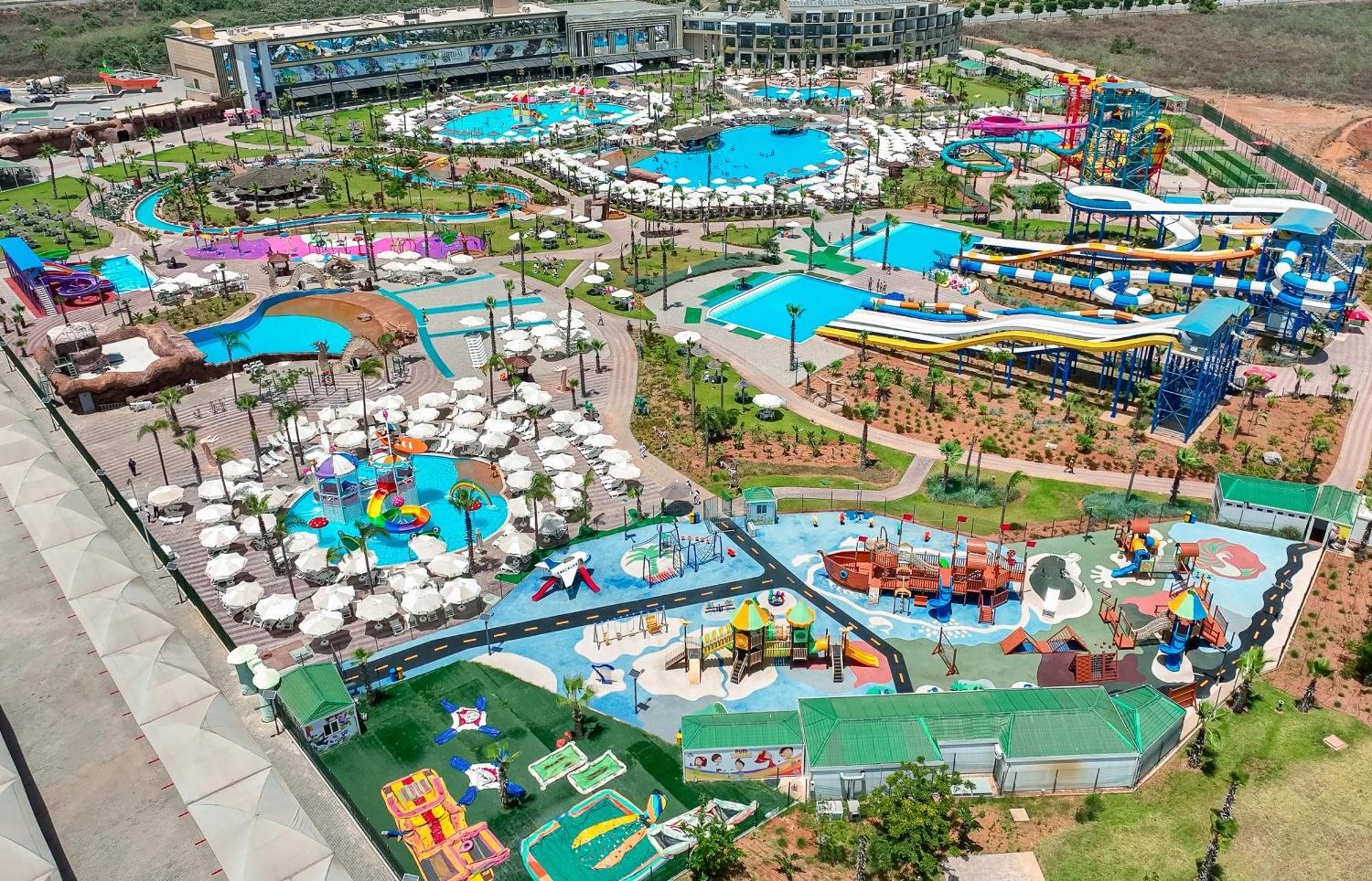 Waves Aqua Resort Kenitra Dış mekan fotoğraf Aerial view of the park